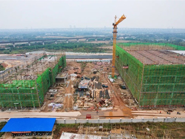 業(yè)盛堂物流科技園及醫(yī)療器械產(chǎn)業(yè)基地封頂在即 匠心傾注實力可鑒